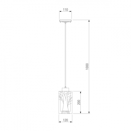 Подвесной светильник Eurosvet 50001/1 хром