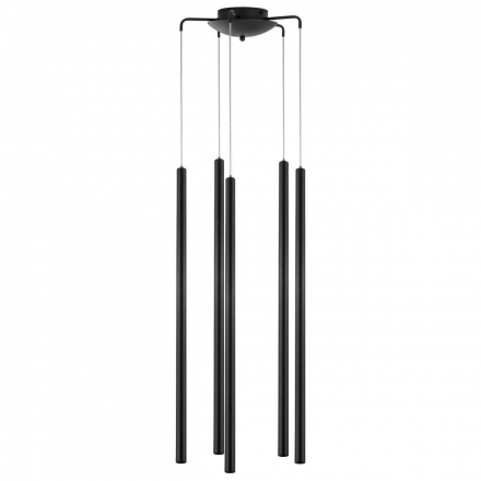 L5T747337 Люстра TUBO LED 25W 1500LM 25G ЧЕРНЫЙ 3000K