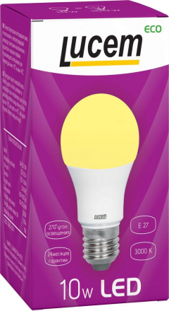 Лампа светодиодная Lucem E27 10W 4000K матовая FLLBL102740L