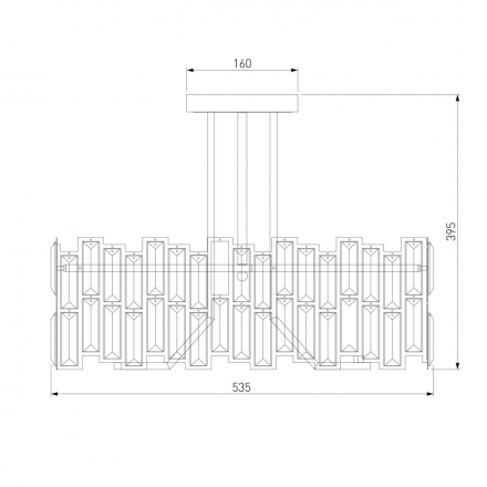 Потолочная люстра Bogates Zolletta 339/5 Strotskis Smart