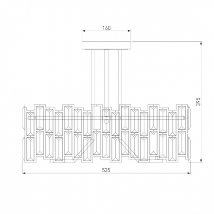 Потолочная люстра Bogates Zolletta 339/5 Strotskis Smart