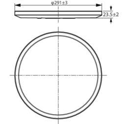 Потолочный светодиодный светильник WiZ Super Slim 929002685201