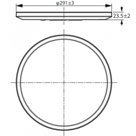 Потолочный светодиодный светильник WiZ Super Slim 929002685201