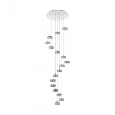 Каскадная светодиодная люстра Eglo Corliano 39546