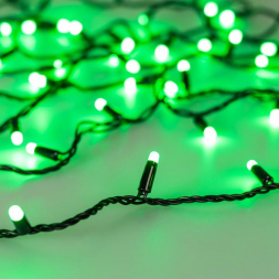 Уличная светодиодная гирлянда Ardecoled нить 230V разноцветная ARD-String-Classic-10000-Black-100Led-Milk-Sync RGB 028214