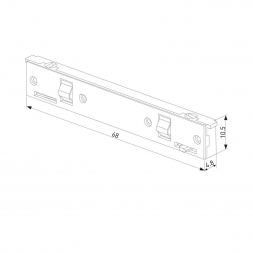 Прямой коннектор Elektrostandard 95131/00 a067996