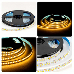 Светодиодная лента OGM 14,4W/m 180LED/m 2835SMD теплый белый 5M LSE-262
