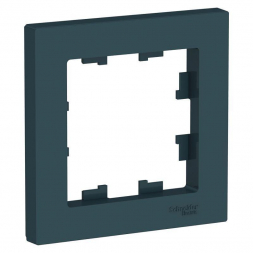 Рамка 1-постовая Schneider Electric AtlasDesign изумруд ATN000801