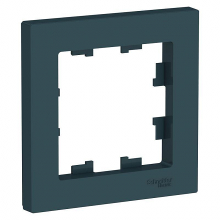 Рамка 1-постовая Schneider Electric AtlasDesign изумруд ATN000801