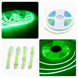 Светодиодная лента Apeyron 14W/m 512LED/m COB зеленый 2M 208ОО