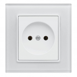 Розетка 2P Vesta-Electric Exclusive White белый FRZ00040002BEL