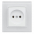 Розетка 2P Vesta-Electric Exclusive White белый FRZ00040002BEL
