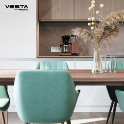 Розетка 2P Vesta-Electric Exclusive White белый FRZ00040002BEL