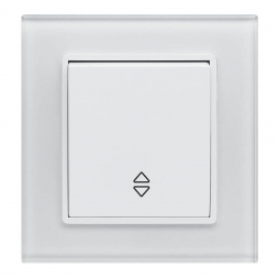 Выключатель одноклавишный проходной Vesta-Electric Exclusive White белый FVK050105BEL