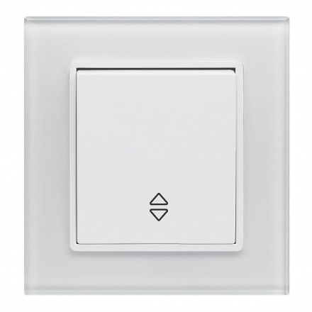 Выключатель одноклавишный проходной Vesta-Electric Exclusive White белый FVK050105BEL