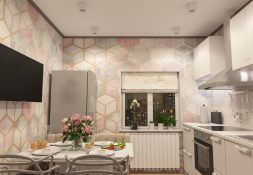 Потолочный светильник Denkirs DK3020WPI DK3080-WH+PI