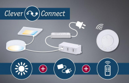 Коннектор T-образный для мебельных светильников Paulmann Clever Connect Border 99965