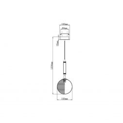 Подвесной светильник Vele Luce Amore VL5484P01