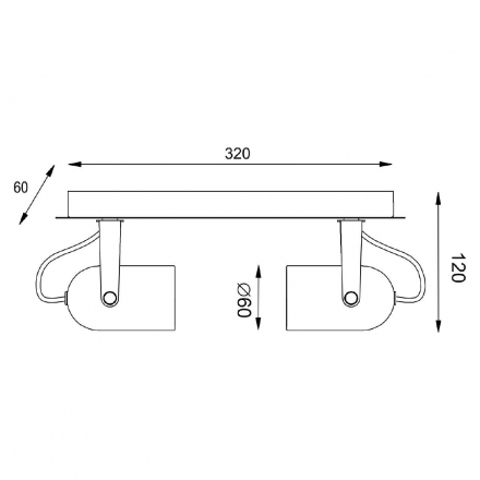 Спот Vele Luce Luigi VL8055S02