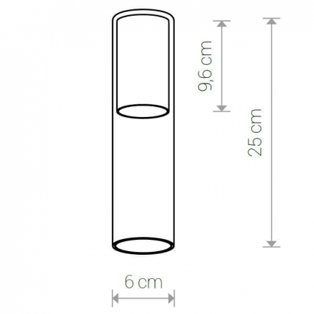 Плафон Nowodvorski Cameleon Cylinder M 8542