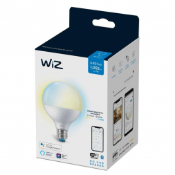Лампа светодиодная диммируемая WiZ E27 11W 2700-6500K матовая Wi-Fi BLE 75W G95E27927-65TW1PF/6 929002451002