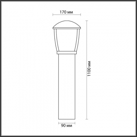 Уличный светильник Odeon Light Nature Tako 4051/1F