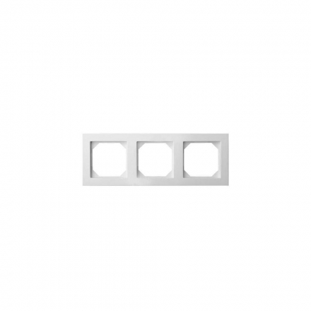 Рамка 3-постовая Liregus Epsilon белый 28-040