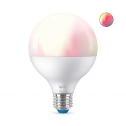 Лампа светодиодная диммируемая WiZ E27 11W RGB+CCT матовая Wi-Fi BLE 75WG95E27922-65RGB1PF/6 929002383902