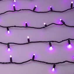 Уличная светодиодная гирлянда Ardecoled нить 230V разноцветная ARD-String-Classic-10000-Black-100Led-Milk-Live RGB-DMX 031746