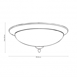 Потолочный светильник Lucia Tucci Pietra Isola 130.3
