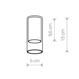 Плафон Nowodvorski Cameleon Cylinder S 8544