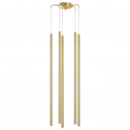 L5T747443 Люстра TUBO LED 25W 1600LM 25G ЗОЛОТО 4000K