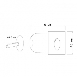 Уличный светодиодный светильник Arte Lamp Piazza A3402IN-1BK