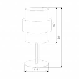 Настольная лампа TK Lighting 5404 Calisto