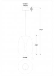 Подвесной светодиодный светильник Divinare Campo 5874/51 SP-15