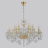Подвесная люстра Crystal Lux MONICA SP10+5 GOLD