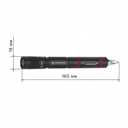Ручной светодиодный фонарь ЭРА Армия России Кастет от батареек 165х19 75 лм MB-603 Б0030196