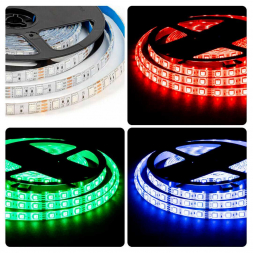 Светодиодная лента OGM 14,4W/m 60LED/m 5050SMD разноцветный (RGB) 5M LSE-276