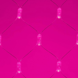 Уличная светодиодная гирлянда Ardecoled сеть 230V розовый ARD-Netlight-Classic-2000X1500-Clear-288Led Pink 024683