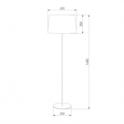 Торшер TK Lighting 2920 Maja Black