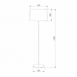 Торшер TK Lighting 2920 Maja Black