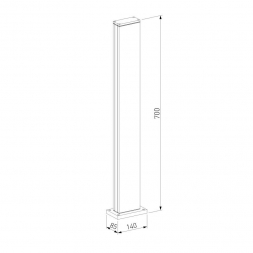 Уличный светодиодный светильник Elektrostandard 1538 Techno Led серый a053317
