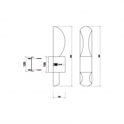 Бра Vele Luce Aronos VL5734W01