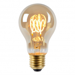 Лампа светодиодная диммируемая Lucide E27 5W 2200K дымчатая 49042/05/65