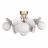 Потолочная люстра Loft IT Matisse 10008/6C White