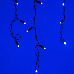 Уличная светодиодная гирлянда Ardecoled бахрома 230V синий ARD-Edge-Classic-2400X600-Black-88Led-Std Blue 026009