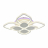 Потолочная светодиодная люстра Profit Light 5892/4+4B WHT