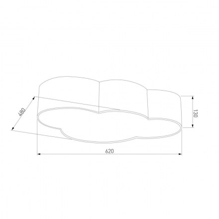 Потолочный светильник TK Lighting 1534 Cloud
