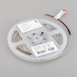 Светодиодная лента Arlight 9,6W/m 160LED/m 2835SMD холодный белый 5M RT-A160-5mm 24V Cool 8K 037808