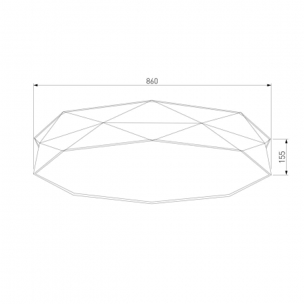 Потолочный светильник TK Lighting 4223 Kantoor Graphite